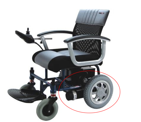 Elektryske rolstoel motor âlderdom scooter motor2