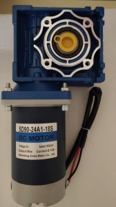 Produktbild von 300W Schneckengetriebemotor – DC24V, Selbstsichernd, IP65, 1800 U/min – Für Industrie & Maschinenbau