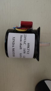 60KTYZ 14W AC Motor with 8mm central shaft