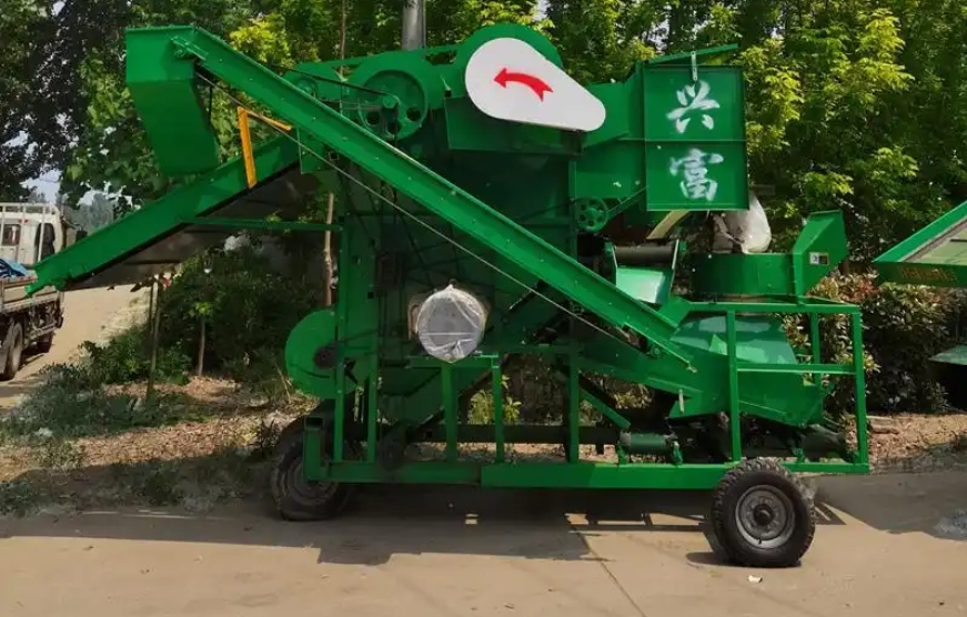 Peanut picking machine structure and working principle